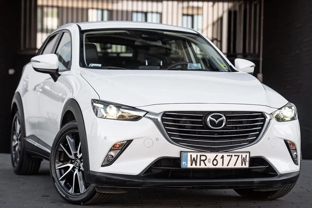 Mazda CX-3 cena 68900 przebieg: 102000, rok produkcji 2018 z Radom małe 562